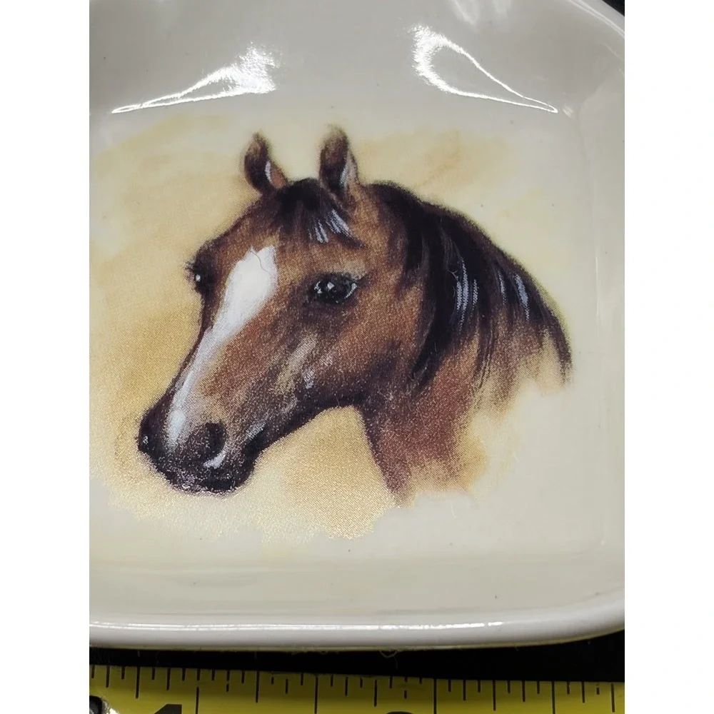 Collectible Japanese Otagiri Horse Western Kitchen Cook Utensil SpoonRest Holder
